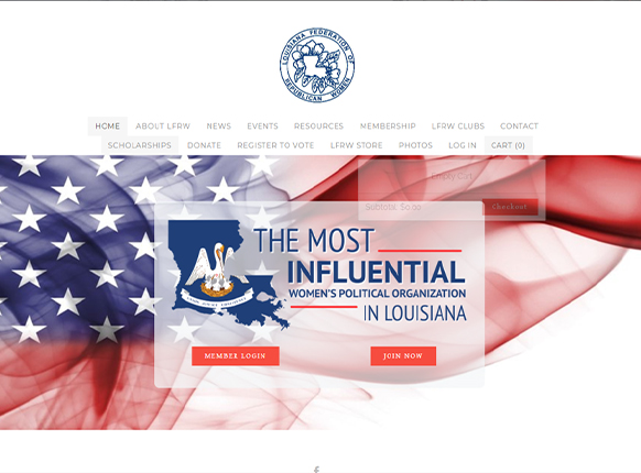 LFRW - Custom Website Design - SLS Digital Consulting - Lake Charles Louisiana